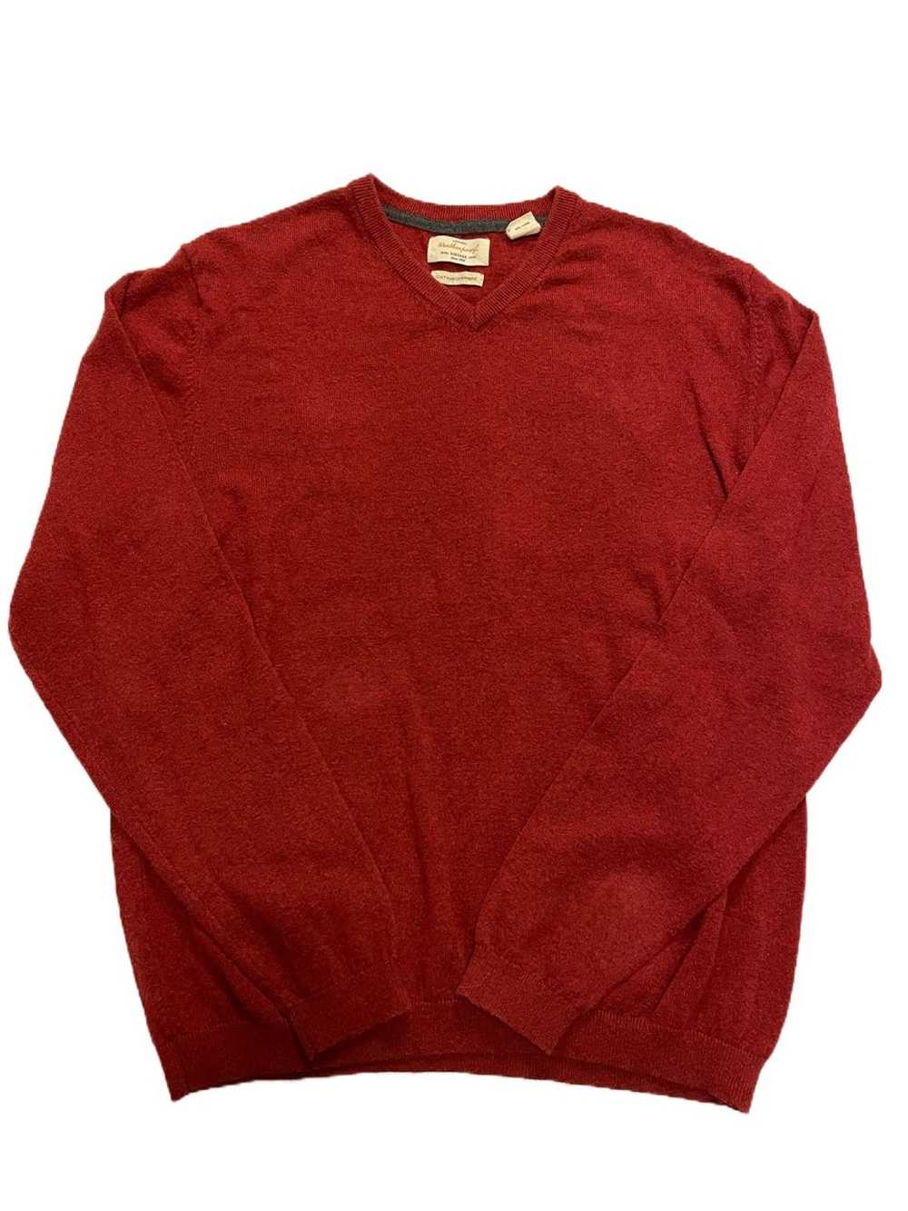 Other Weatherproof Vintage Cotton Cashmere V-Neck… - image 1