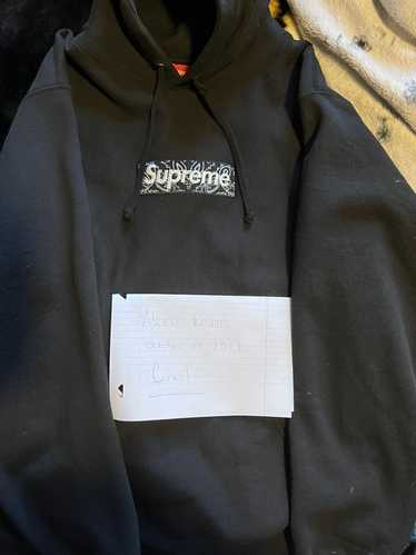 Streetwear × Supreme Bandana Box Logo Hoodie - image 1