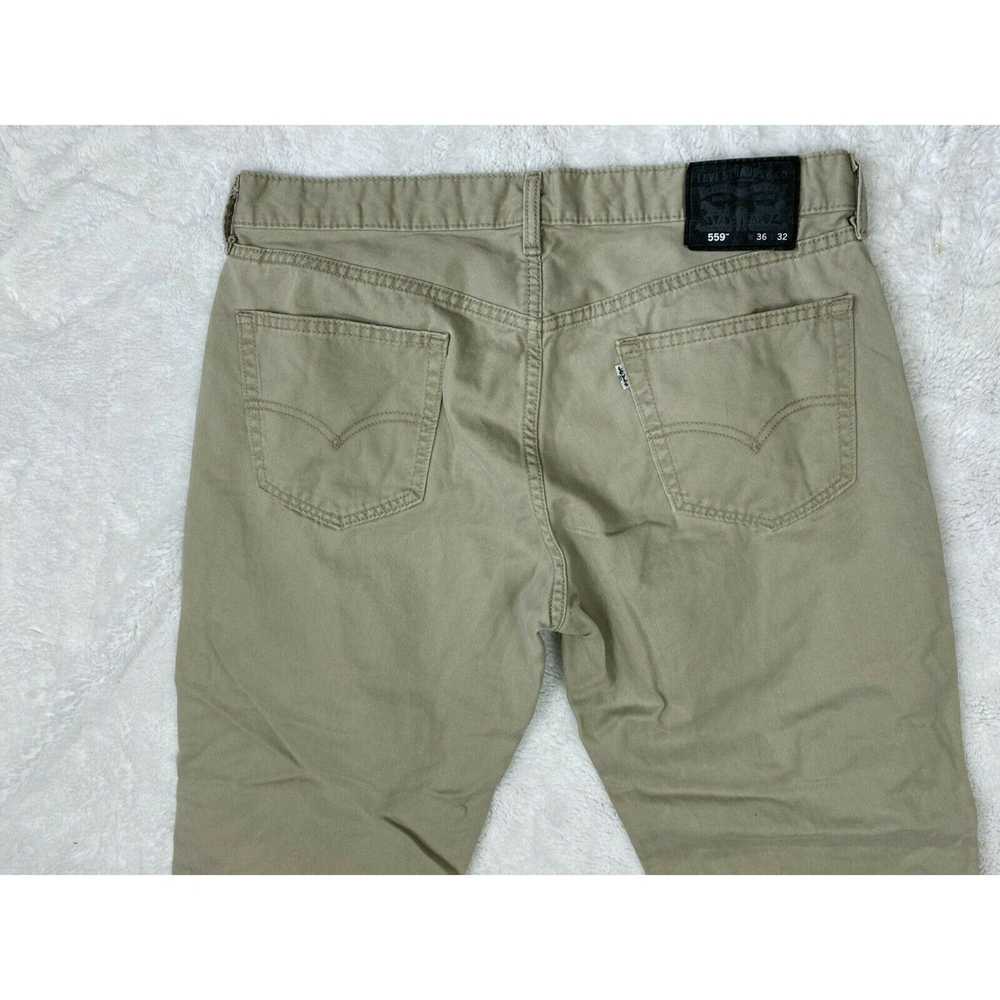 Levi's Levis 559 5-Pocket Tan Pants Cotton W36 L31 - image 5