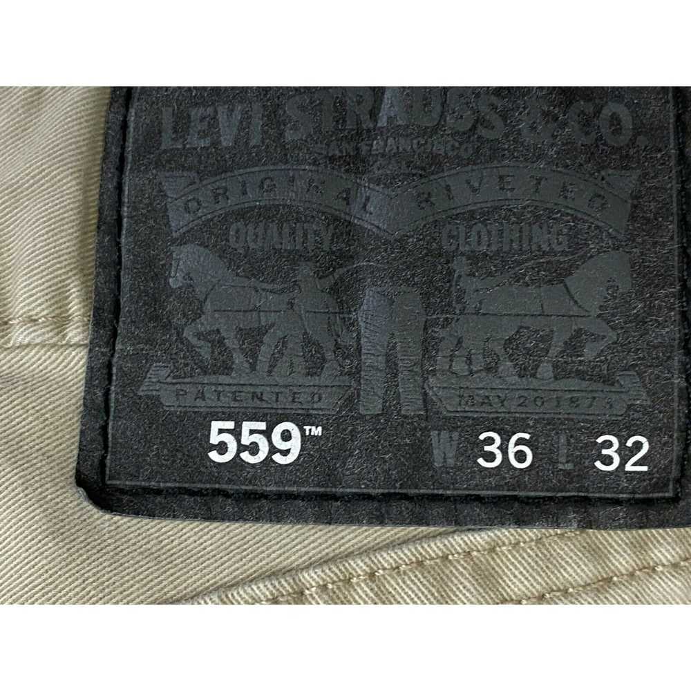 Levi's Levis 559 5-Pocket Tan Pants Cotton W36 L31 - image 6