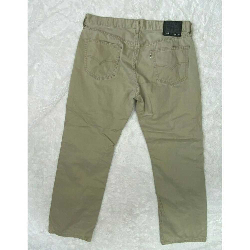 Levi's Levis 559 5-Pocket Tan Pants Cotton W36 L31 - image 7