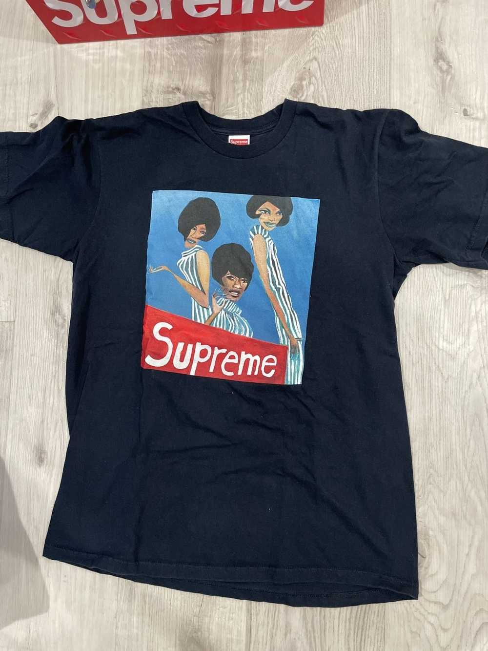 Supreme Supreme group tee Navy size medium FW18 - image 1