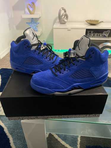 Jordan Brand Air Jordan 5 Retro Blue Suede 2017 - image 1