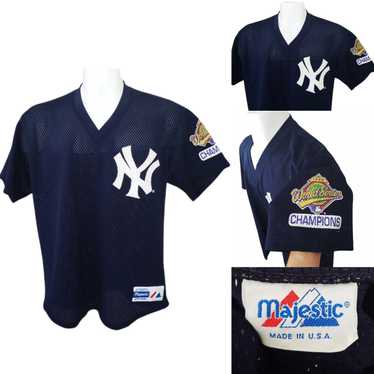 majestic cool base new york yankees derek jeter captain jersey mens med  stitched