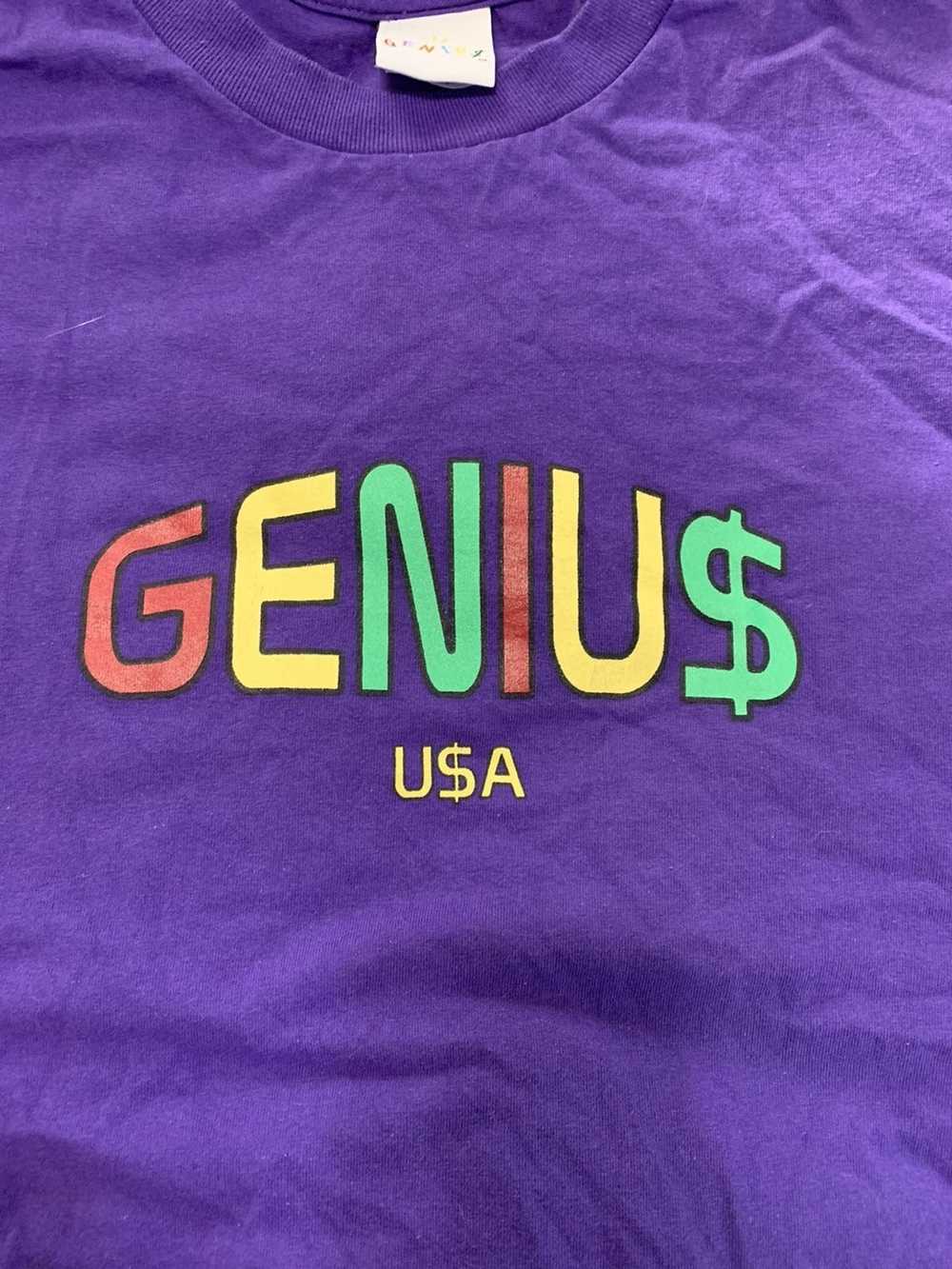 Genius Pieces Genius Multi-Color Font Tee - image 2