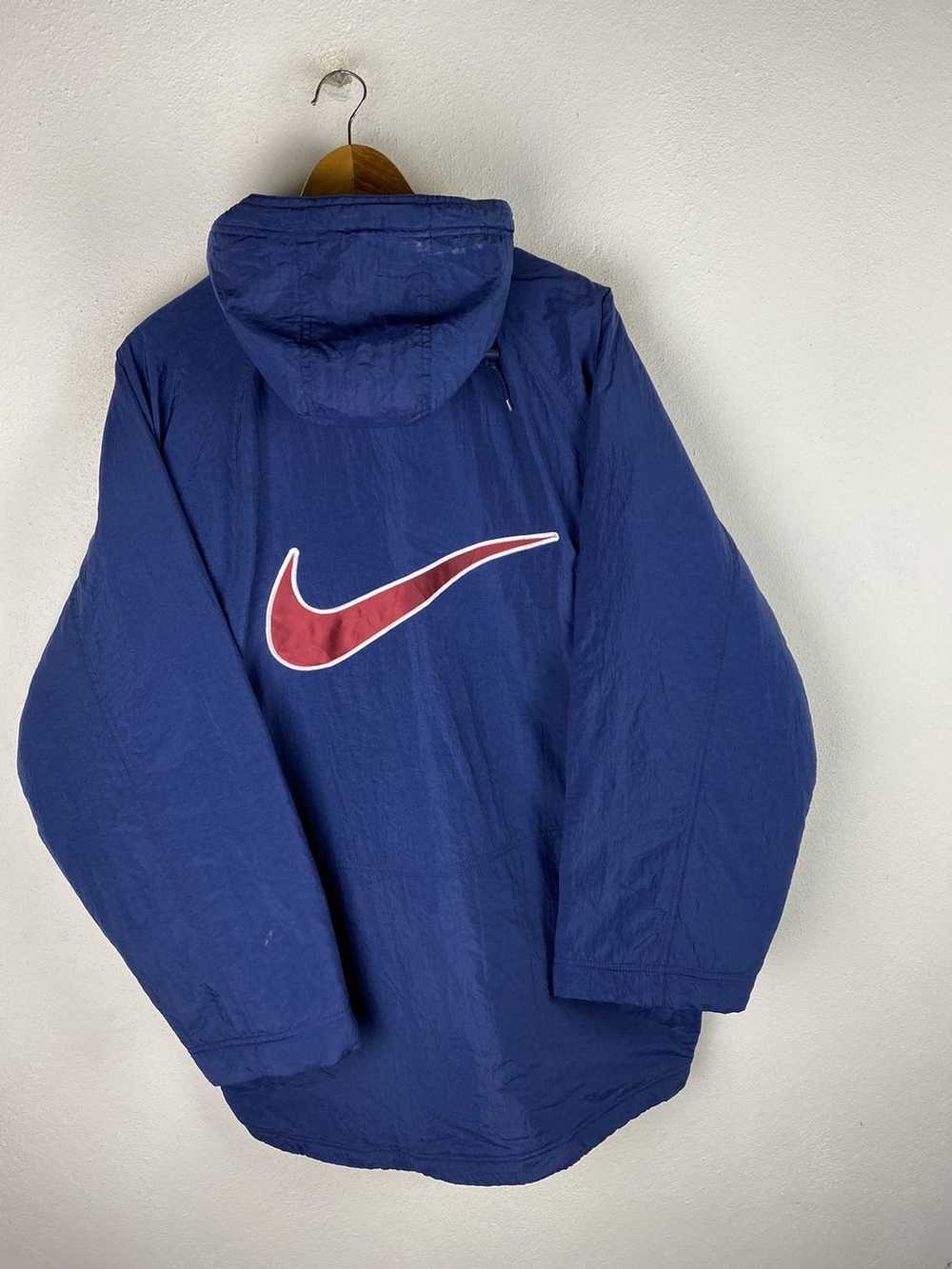 Vintage nike best sale big swoosh jacket