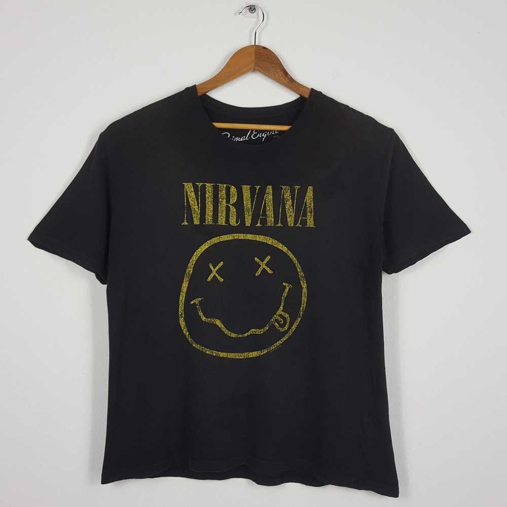Nirvana × Rock T Shirt × Vintage Vintage NIRVANA … - image 1