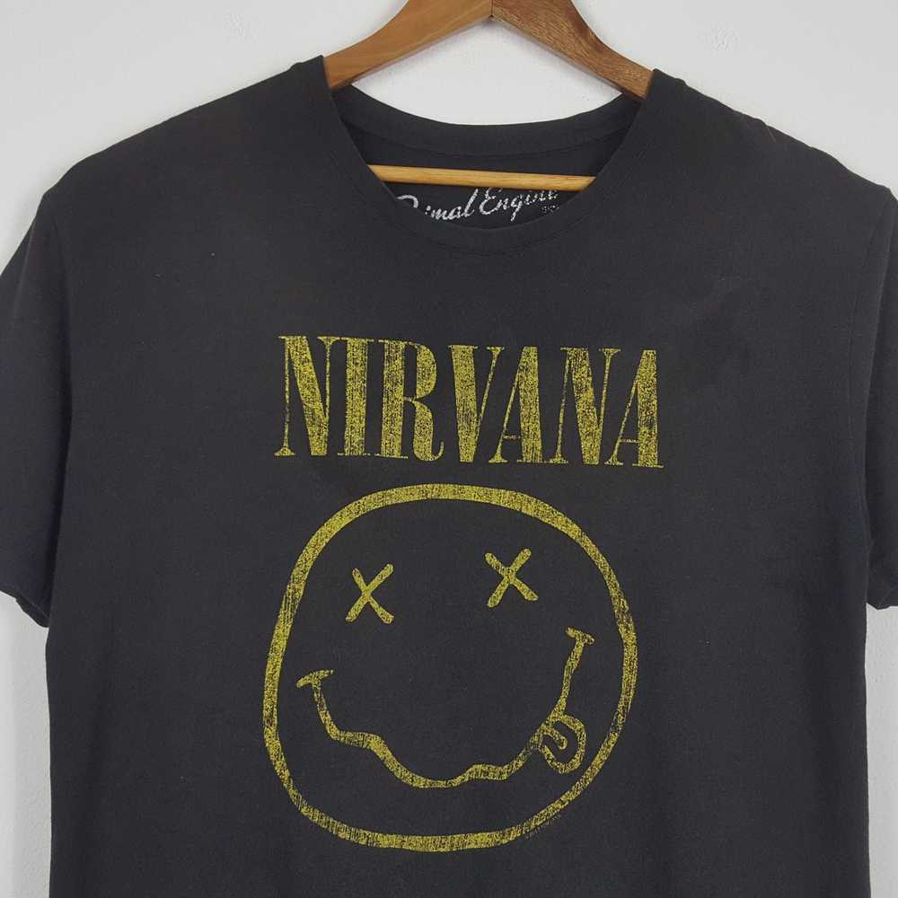 Nirvana × Rock T Shirt × Vintage Vintage NIRVANA … - image 5