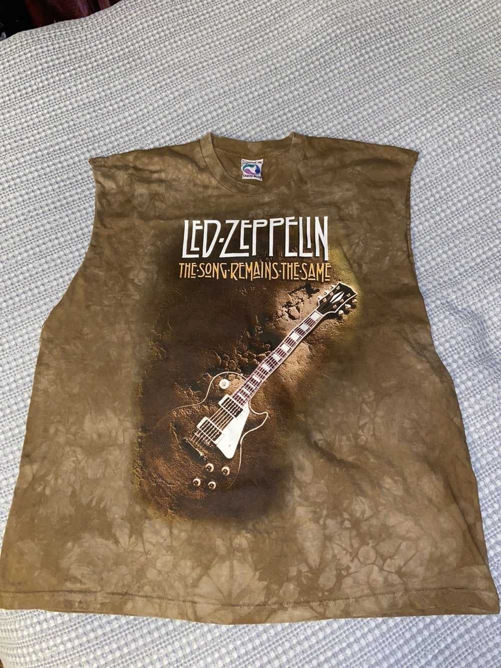 Liquid Blue Led Zeppelin T-Shirt **Liquid Blue** - image 1