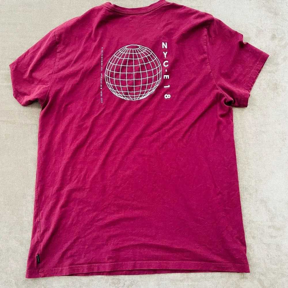 Express Express NYC E 18 Graphic Tee Red Cotton M… - image 4
