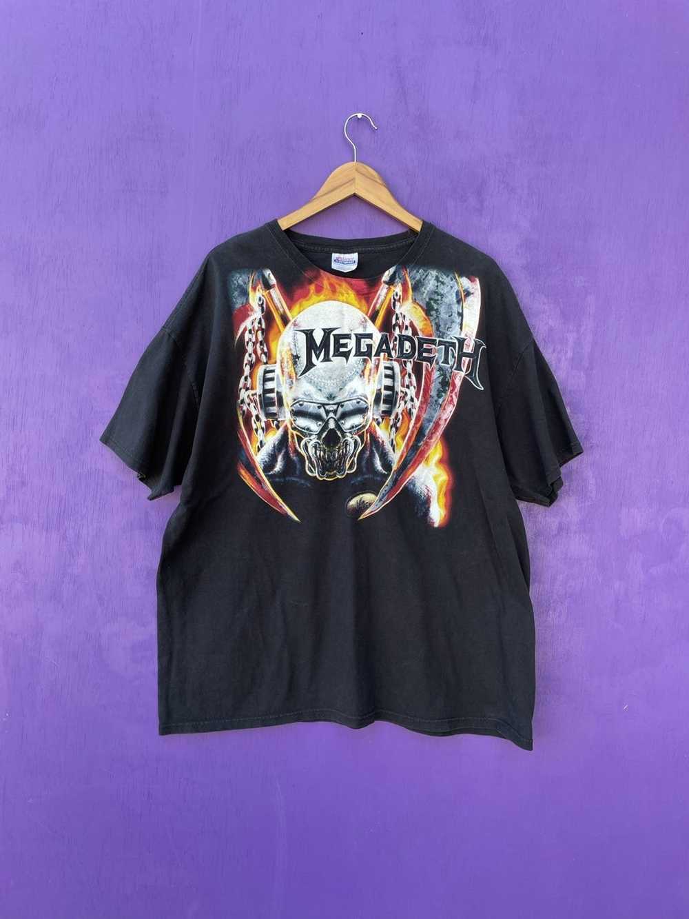 Megadeth × Vintage Vintage megadeth big print t-s… - image 1