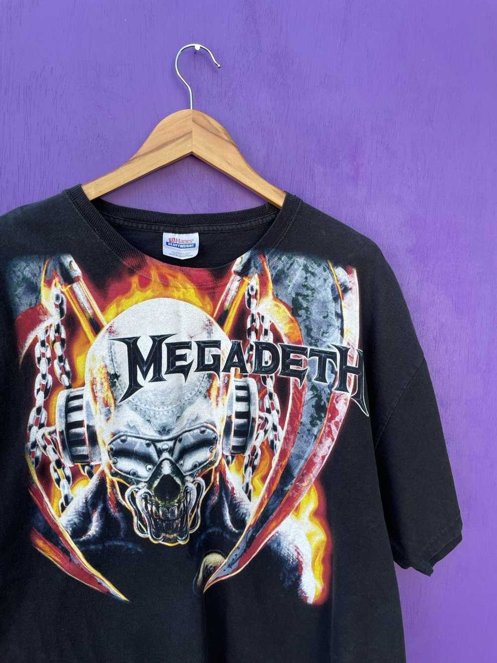 Megadeth × Vintage Vintage megadeth big print t-s… - image 3