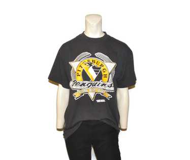 Vintage 90s PITTSBURGH PENGUINS NHL Fruit Of The Loom T-Shirt XL – XL3  VINTAGE CLOTHING