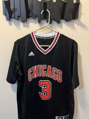 Used Nike NBA Swingman Jersey Chicago Bulls White Dwyane Wade #3