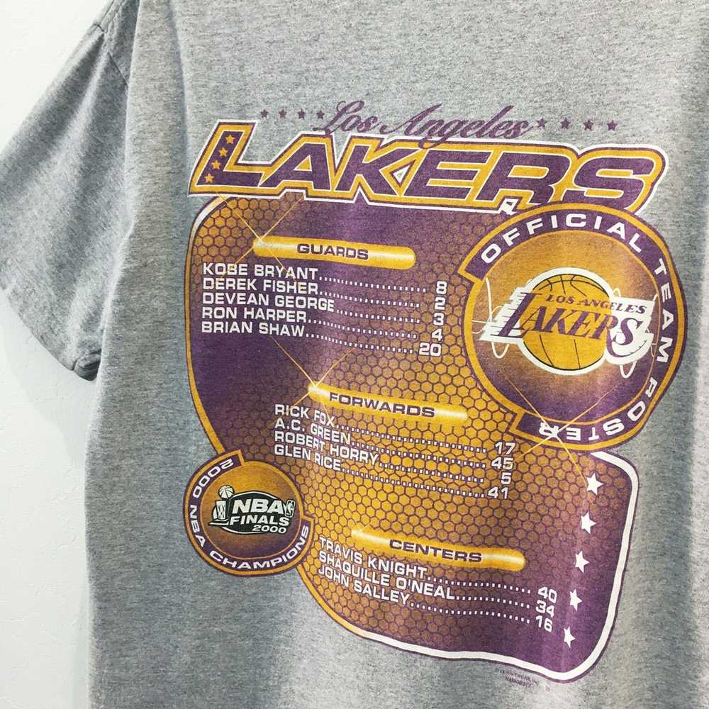 NBA × Vintage VTG 2000 NBA Los Angeles Lakers KOB… - image 4