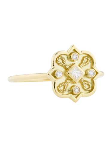 Amrapali 18K Yellow Gold Featuring 0.04 Carats of… - image 1