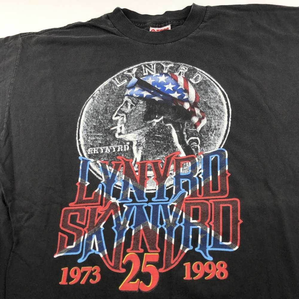 Band Tees × Vintage VTG 1998 Lynyrd Skynyrd 25th … - image 2