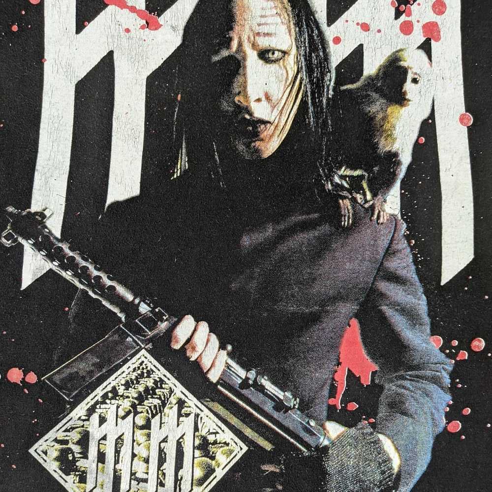 Marilyn Manson × Rock Tees × Vintage 2003 Marilyn… - image 6