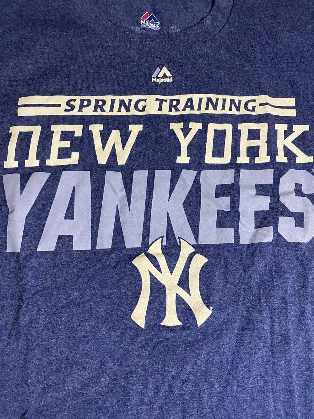 New York Yankees Spring Training Jersey Mens Size 2XL Majestic