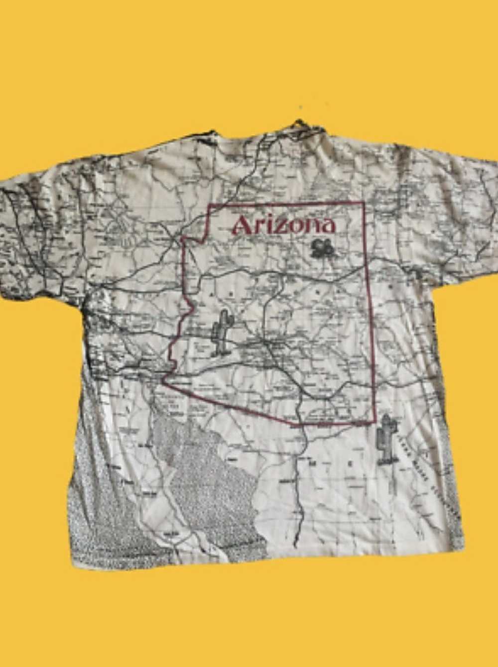 Other Arizona Road Map Vintage All Over Print 90s… - image 2