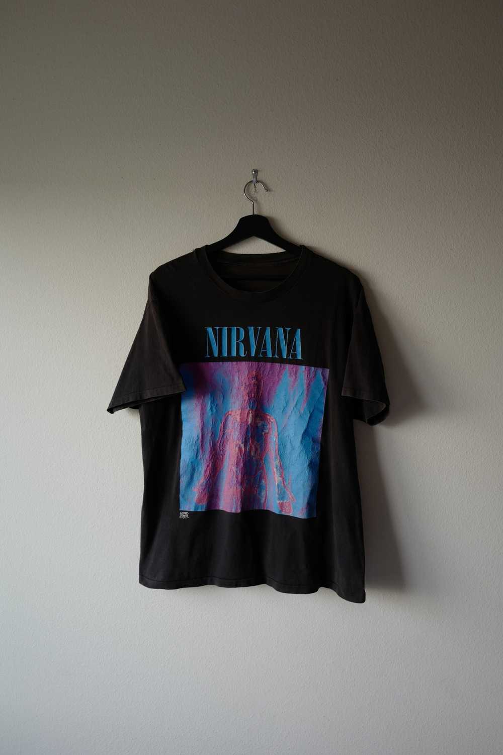 Band Tees × Vintage Vintage 90's Nirvana - Sliver… - image 1
