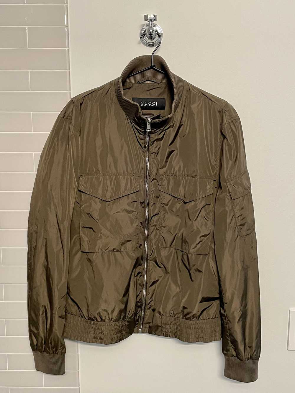 Gucci Nylon Bomber Jacket - image 1