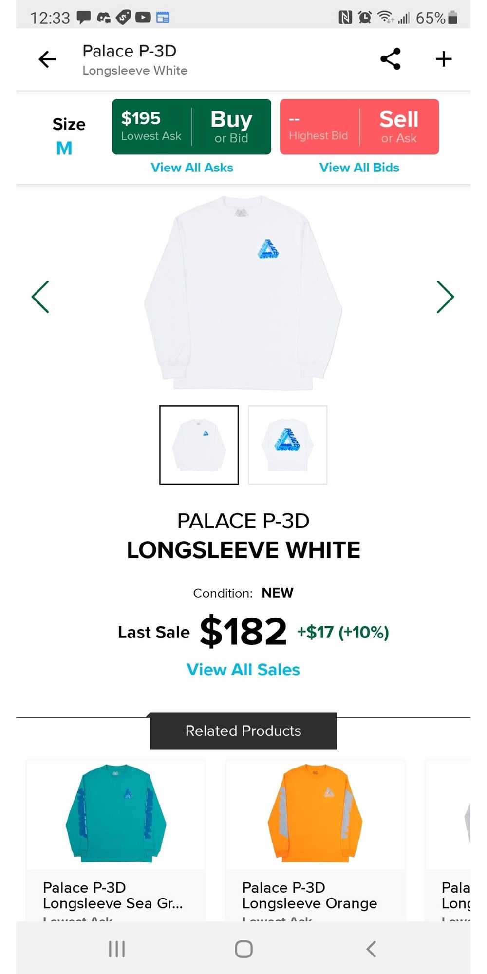 Palace Palace P-3D Long sleeve T Shirt - image 8