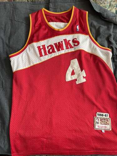 Mitchell & Ness × NBA Vintage Spud Webb Hawks Jers