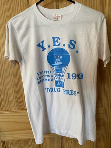 Streetwear × Very Rare × Vintage 1993 Drug free s… - image 1