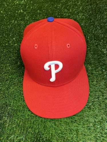 Men's New Era Pink/Sky Blue Philadelphia Phillies 1971-2002 Veterans  Stadium Undervisor 59FIFTY Fitted Hat