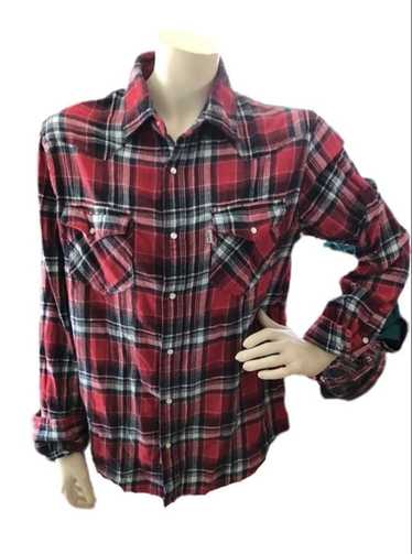 Levi's Red Plaid Flannel - image 1