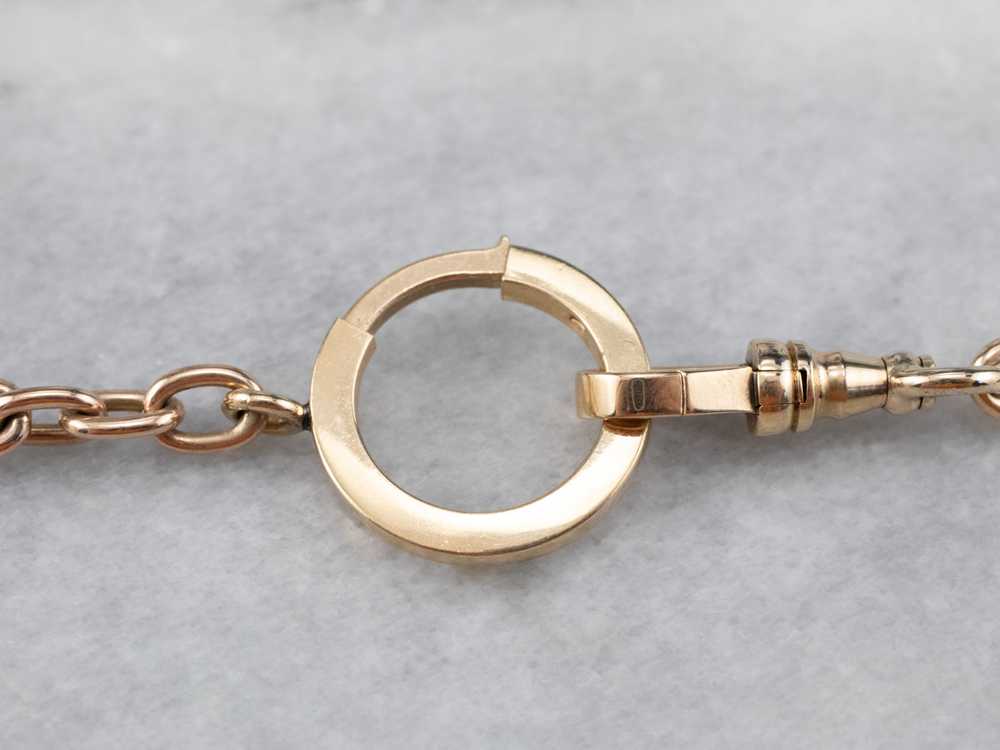 Victorian Era Pocket Watch Chain Necklace - image 3