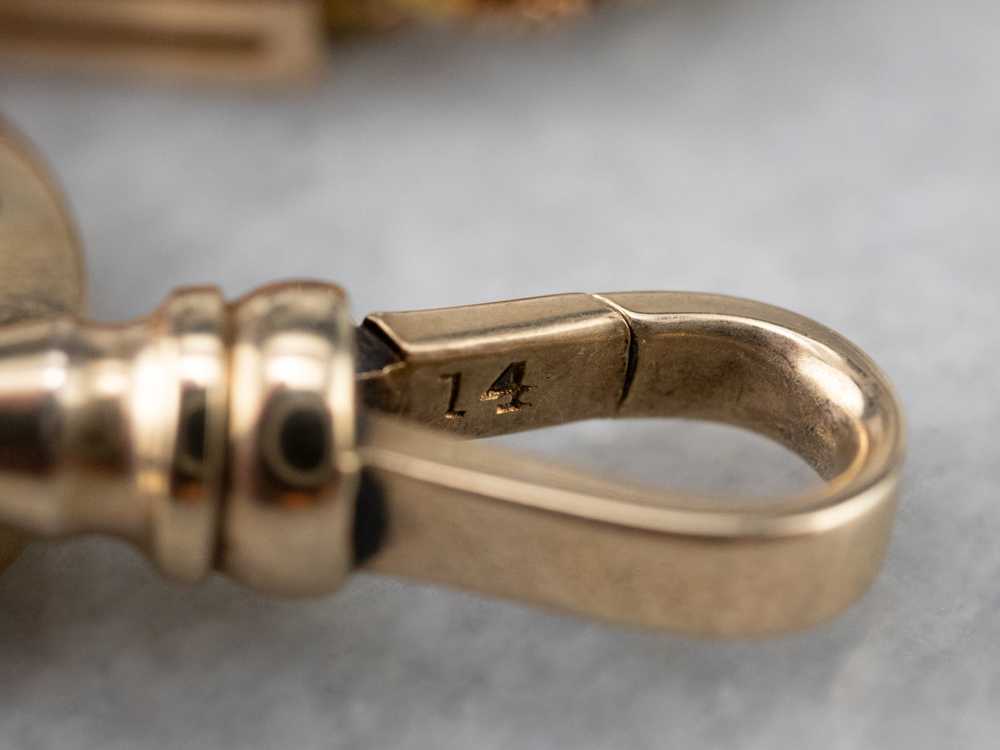 Victorian Era Pocket Watch Chain Necklace - image 6