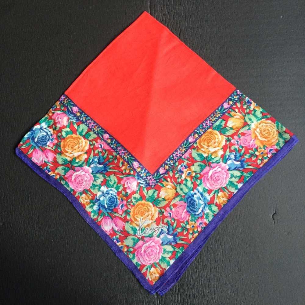 Kenzo × Vintage vintage kenzo floral bandana hand… - image 1