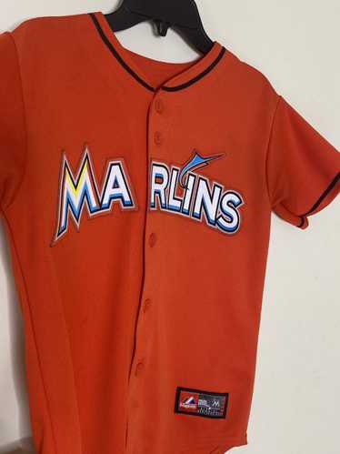 Majestic Miami Marlins Baseball Pullover Jersey NWT Size Large