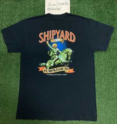 Shipyard Brewing Company Lobster Maine Double Sided T Shirt -  Finland