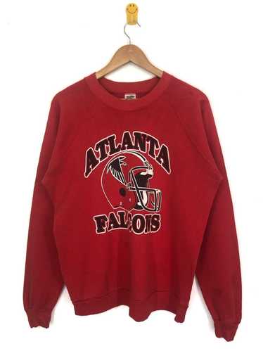 Vintage 80s Atlanta Falcons NFL Football Trench T Shirt Tee 