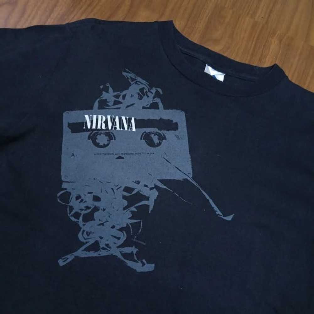 Band Tees × Nirvana × Rock T Shirt Nirvana Casset… - image 1