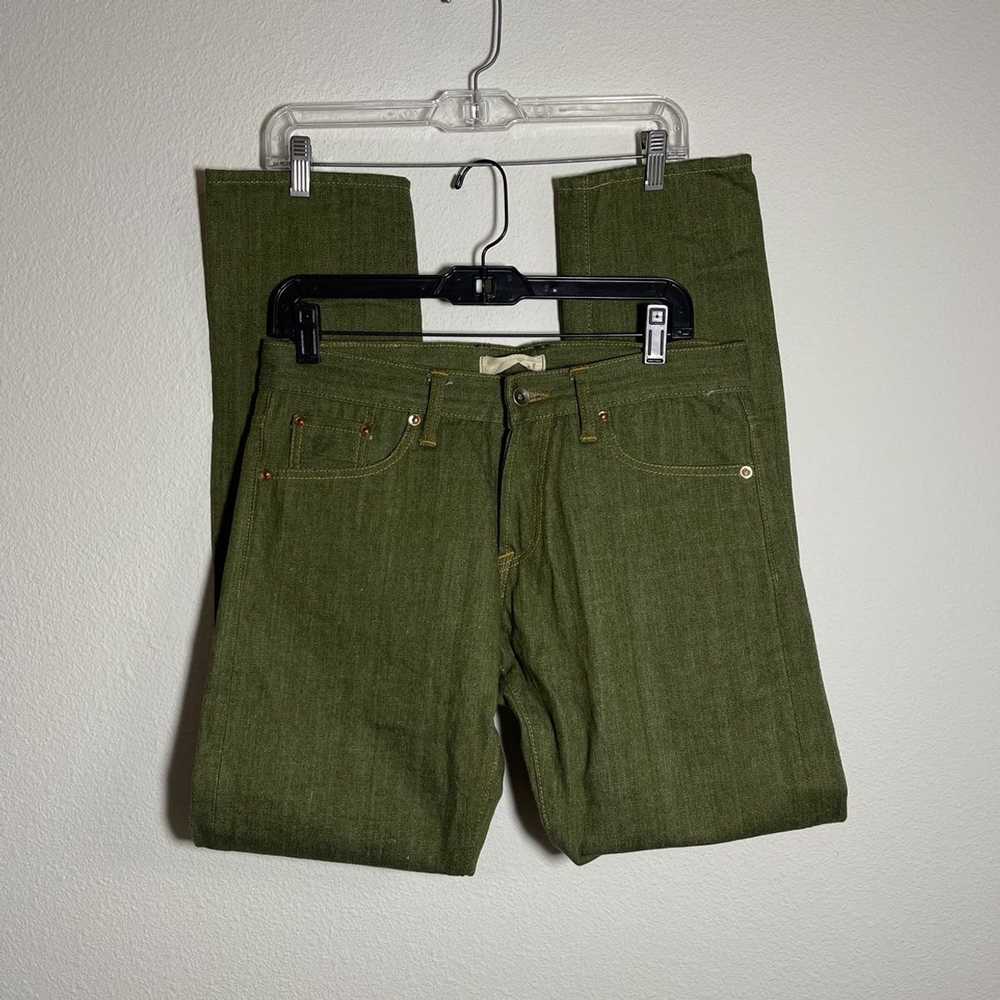 Other Adelaide Denim Co Green Selvedge Denim Made To … - Gem