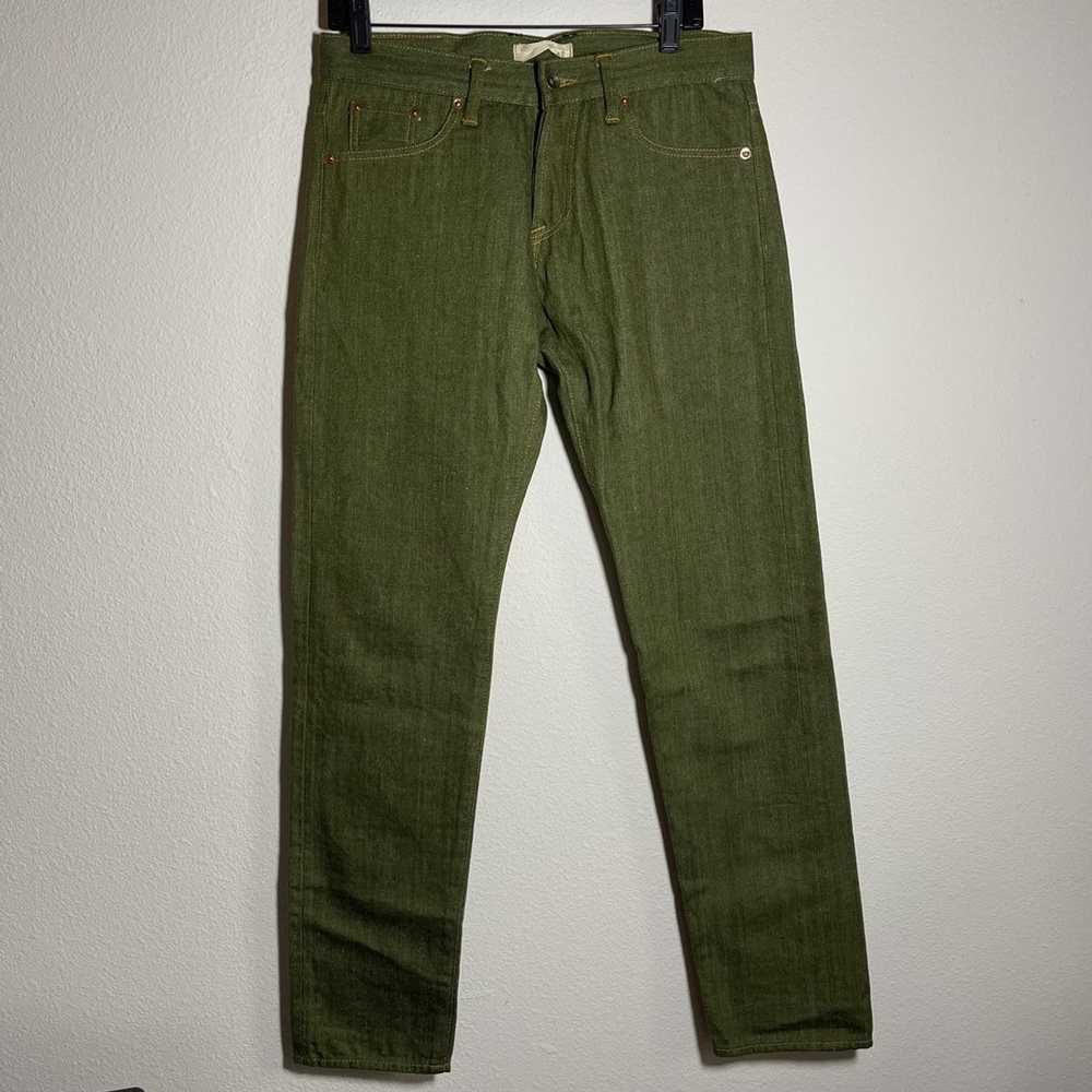 Other Adelaide Denim Co Green Selvedge Denim Made To … - Gem