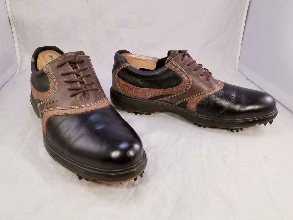 Ecco CLASSICS ECCO GOLF SHOES BROWN BLACK LEATHER SIZ… Gem
