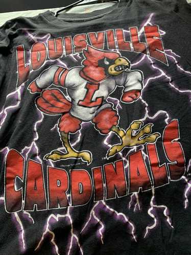 Vintage Louisville Cardinals Adult 3XL Gray Starter University College NCAA  90s