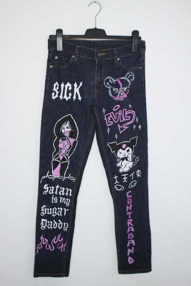 Cheap Monday SHEGO CUSTOM CHEAP MONDAY SKINNY JEAN