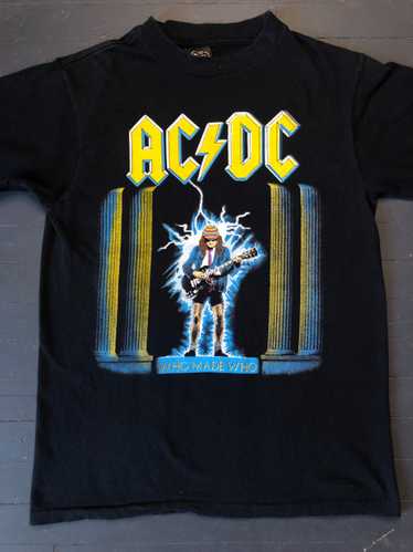 Vintage AC/DC Tour Shirt 1986 Who Made Who