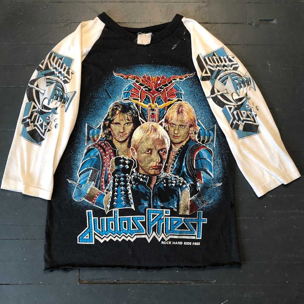 Vintage Rare Judas Priest Shirt 1980s - image 1