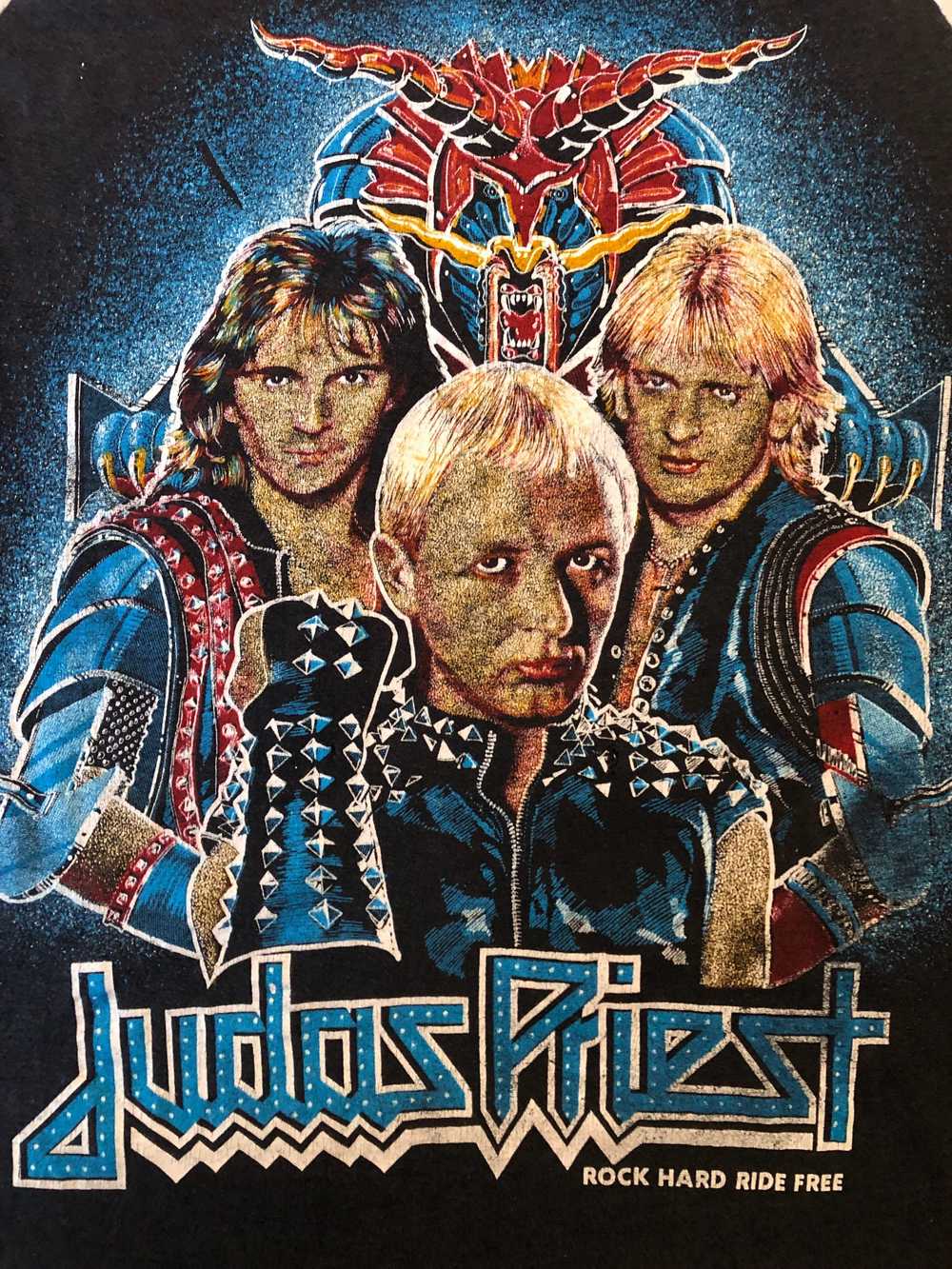 Vintage Rare Judas Priest Shirt 1980s - image 3