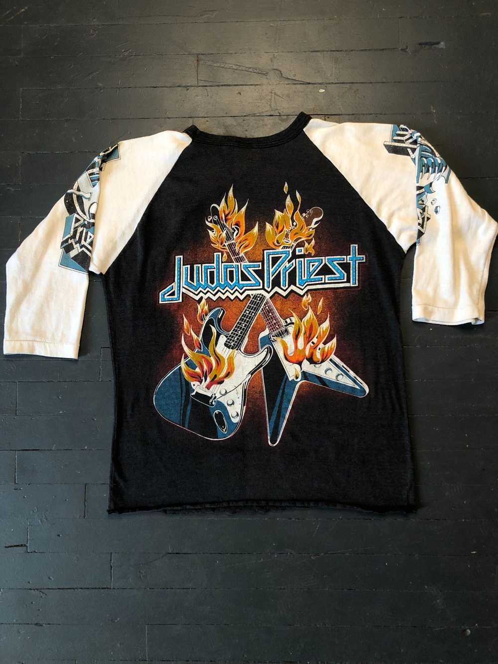 Vintage Rare Judas Priest Shirt 1980s - image 4