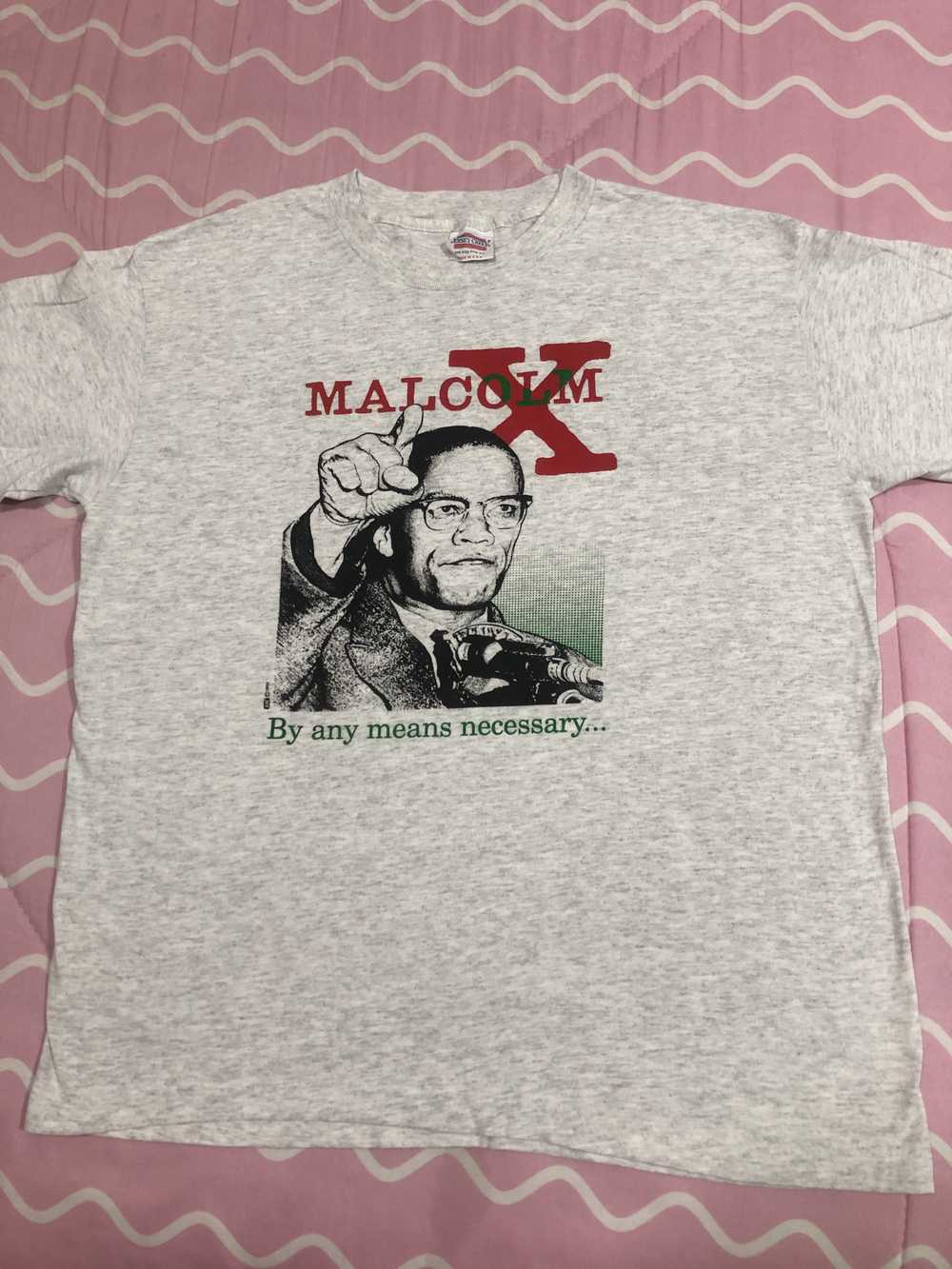 Free shipping.!!! Vintage VINTAGE MALCOLM X T-Shi… - image 6