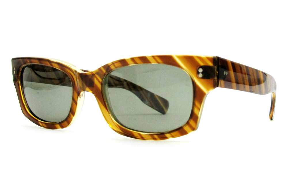Cool-Ray Polaroid N135 Sunglasses - Light Brown H… - image 2