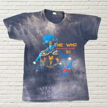 Band Tees × Vintage Vintage 80s 1982 The Who Tour… - image 1
